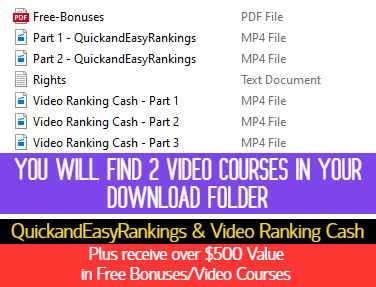 QuickandEasyRankings and Video Ranking Cash